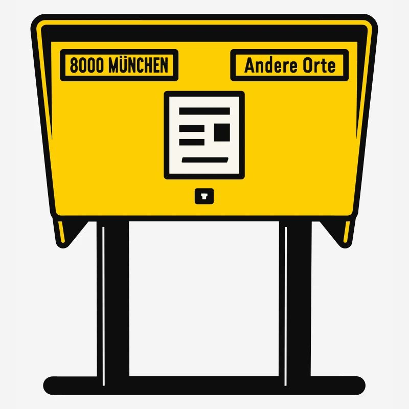 Munich Yellow Mailbox