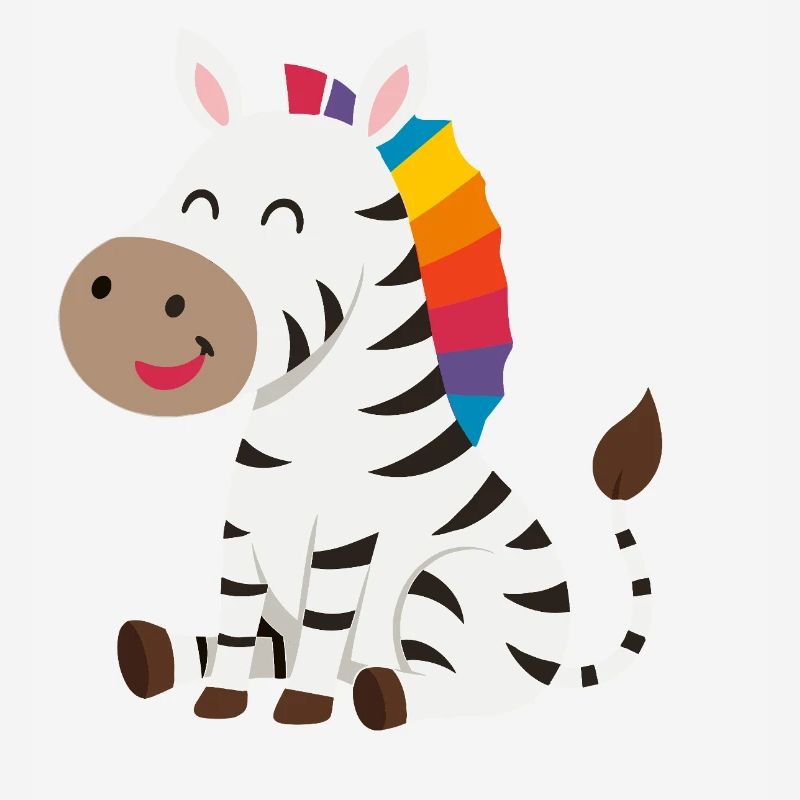 Süßes Zebra Design