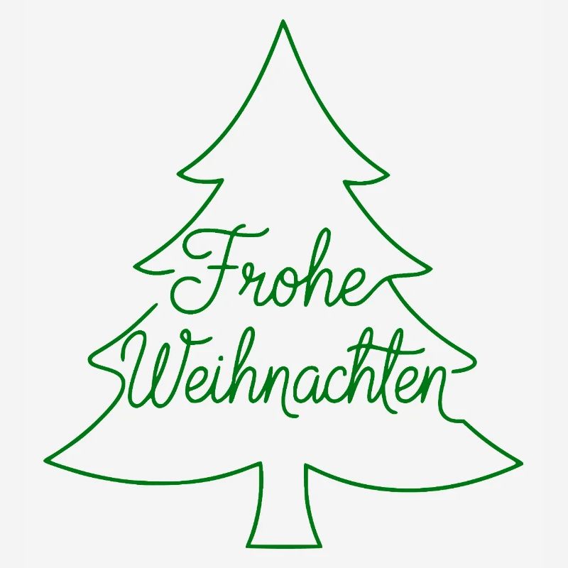 Merry Christmas Christmas Tree Modern