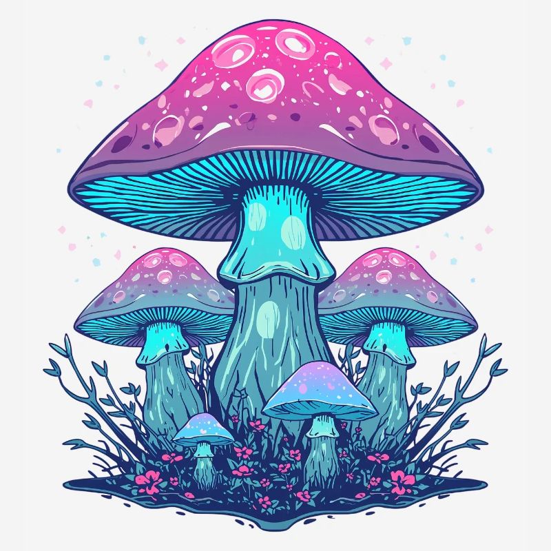 Ätherische Neonpilze