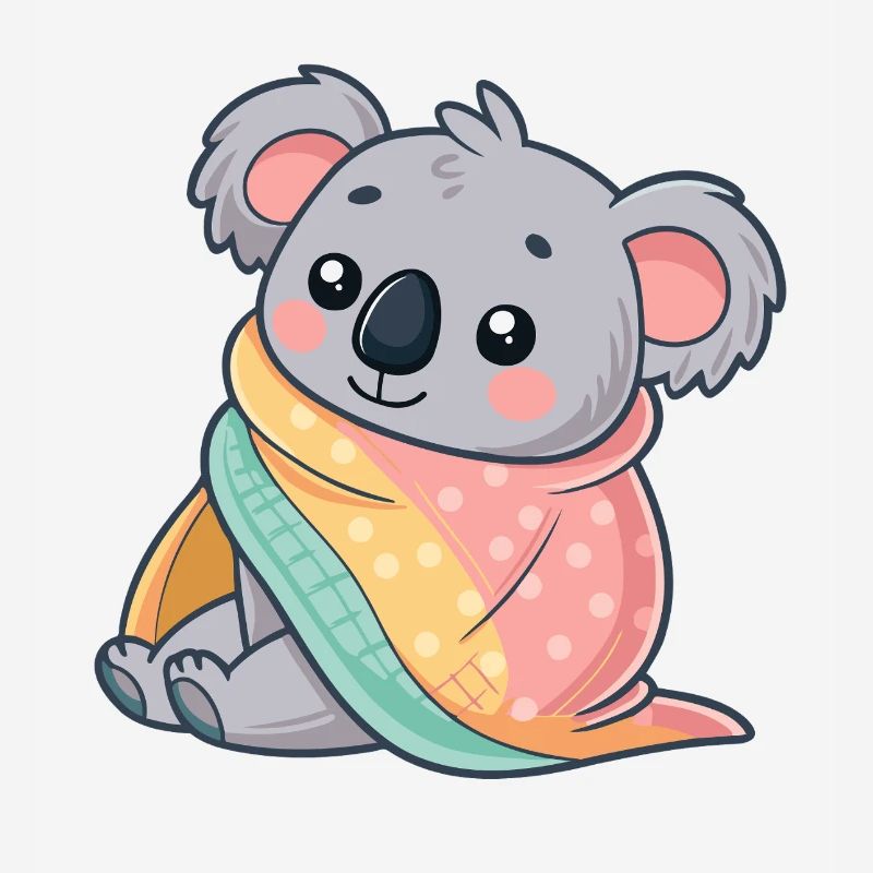 Koala Cozy Under Blanket