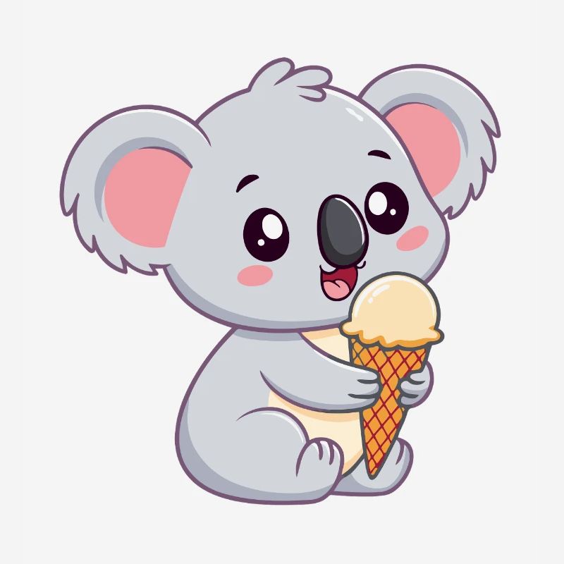 Gourmet-Koala mit Eis