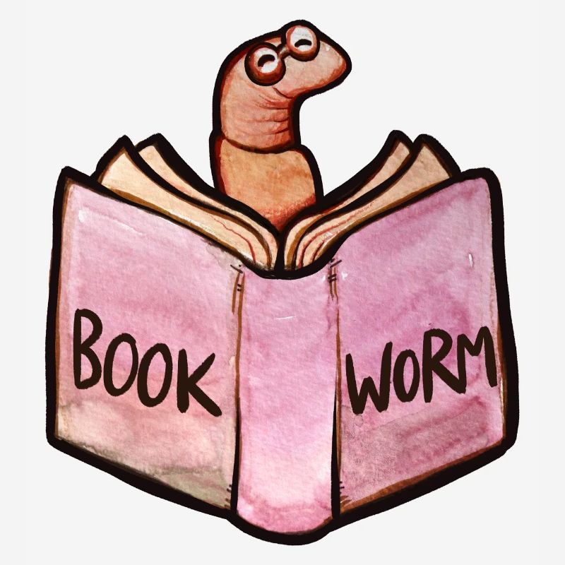 Bookworm Reader: Pink Open Book