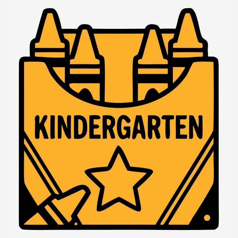 Crayons Kindergarten Logo