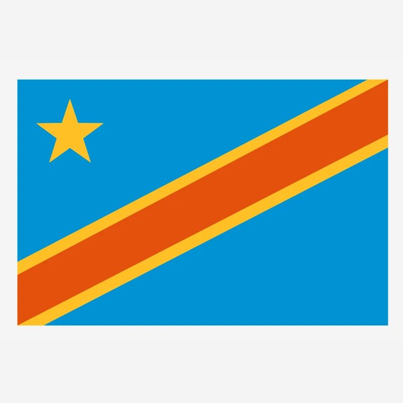 drapeau Congo Kinshasa - Congo flag