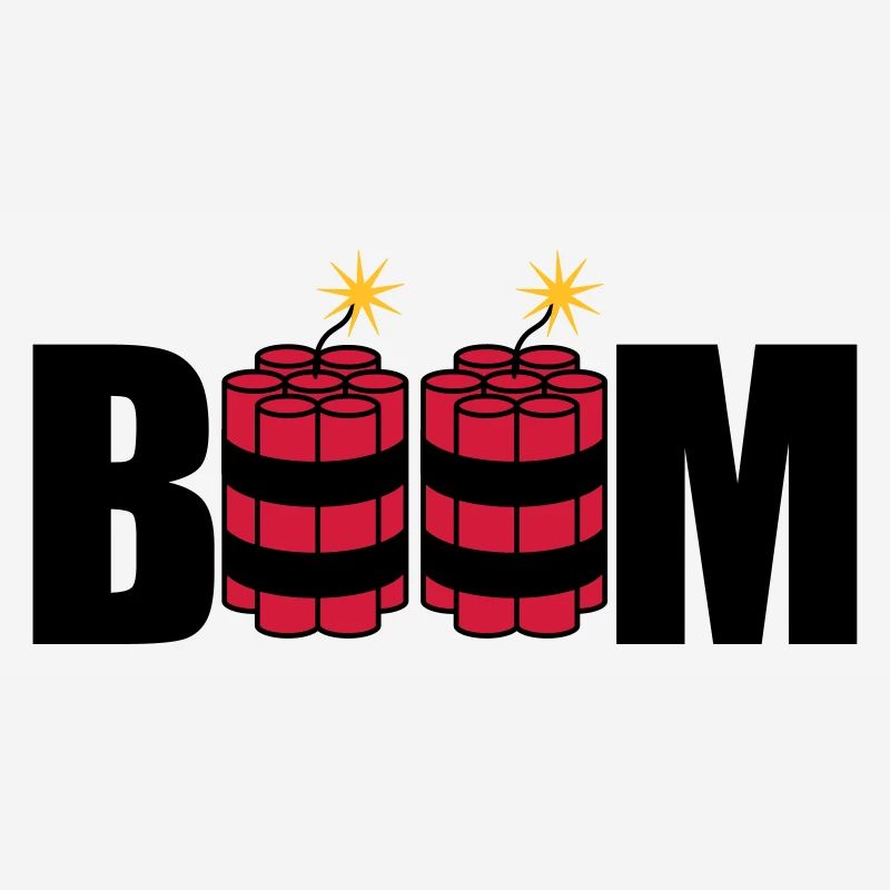 boom allumé tnt dynamite explosion explosion