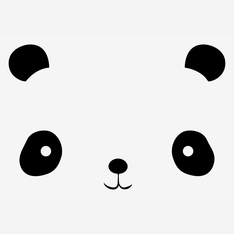 visage de panda