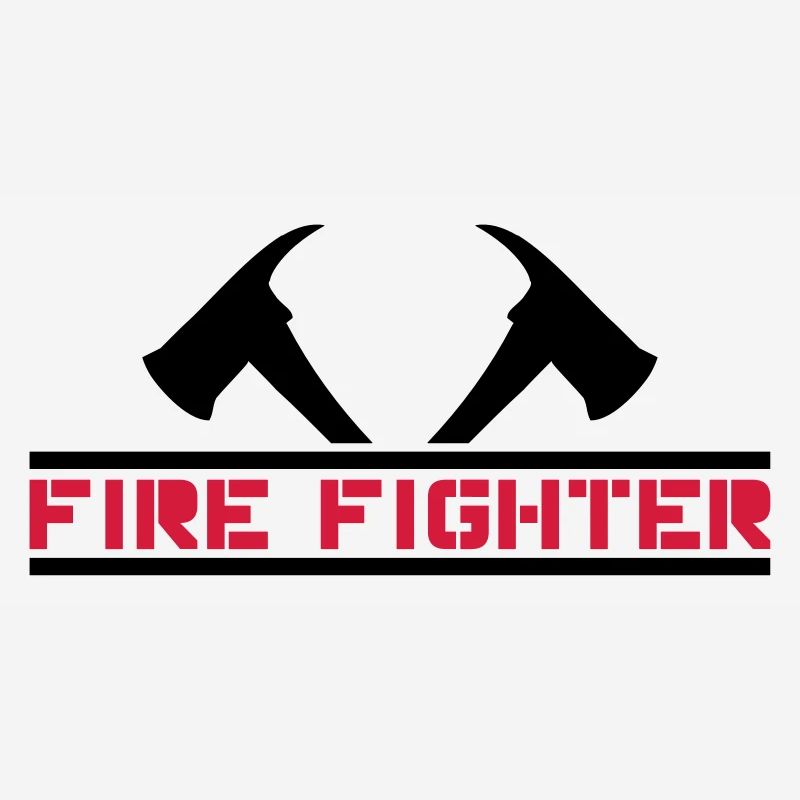 2 fire axes firefighter