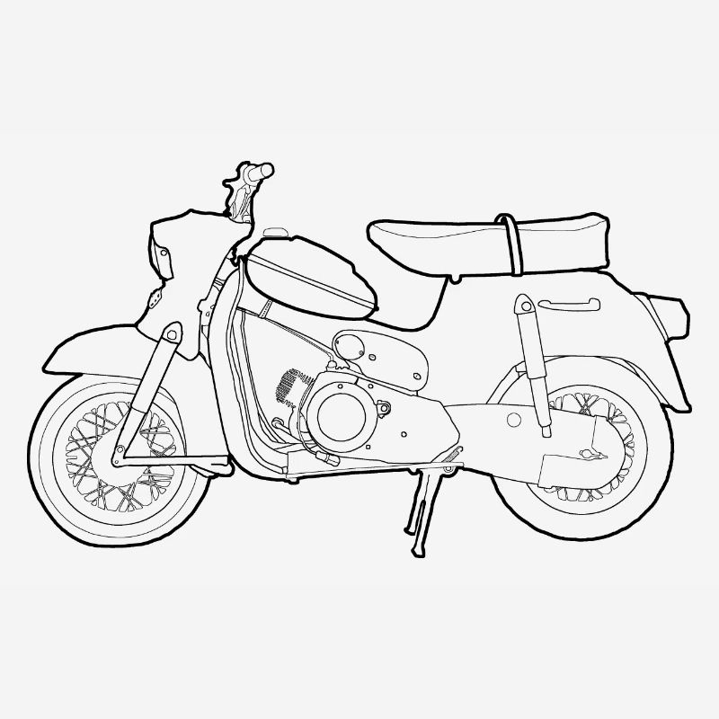 DS50 / Schwalbenfahrer / Ostalgie / Mofa Oldtimer