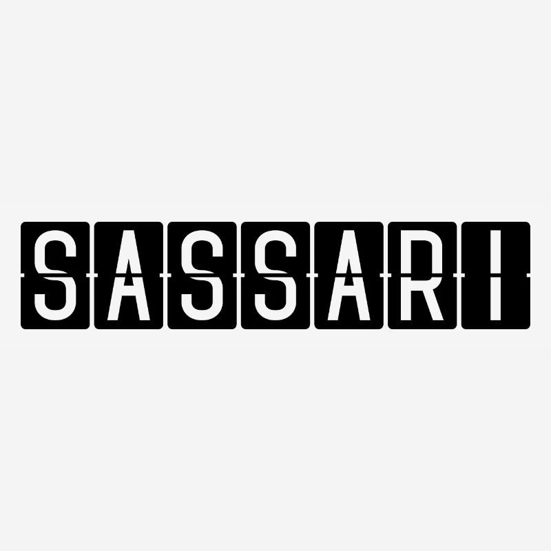Panneau de l’aéroport de Sassari