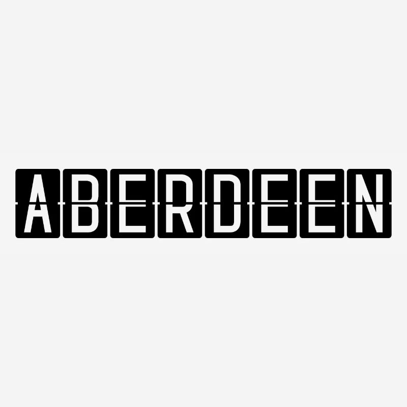 Panneau de l’aéroport d’Aberdeen