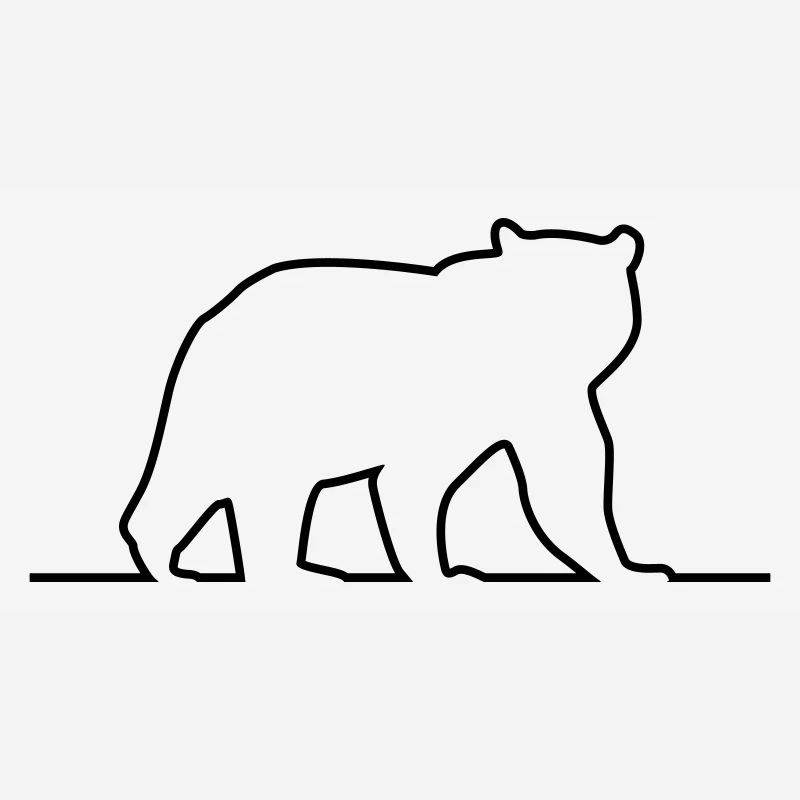 Silhouette d’ours