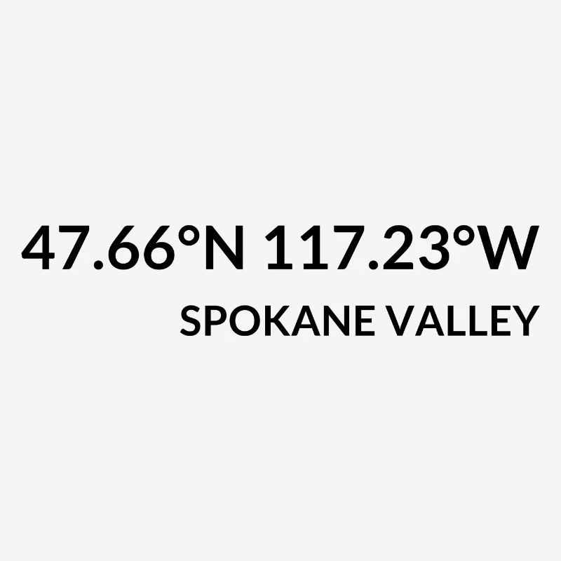Spokane Valley, Washington, USA Coordinates