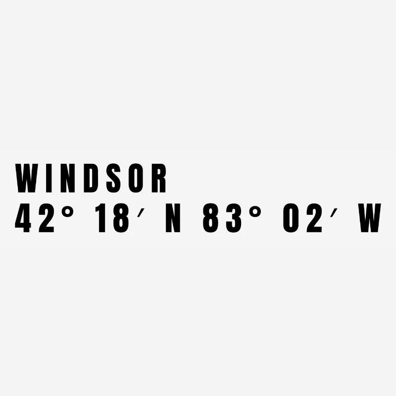 Windsor, Canada Coordinates