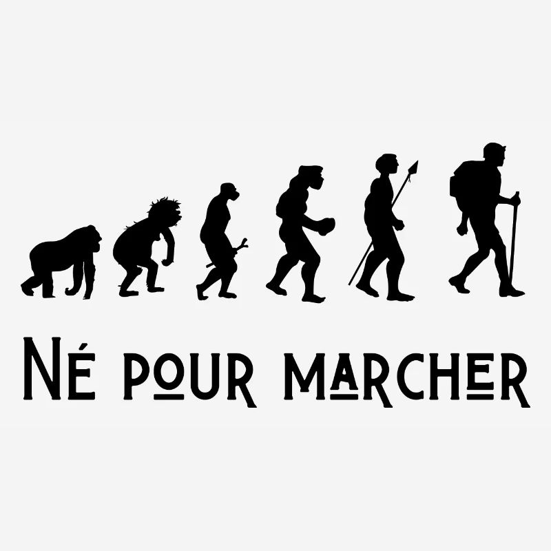 né pour marcher évolution