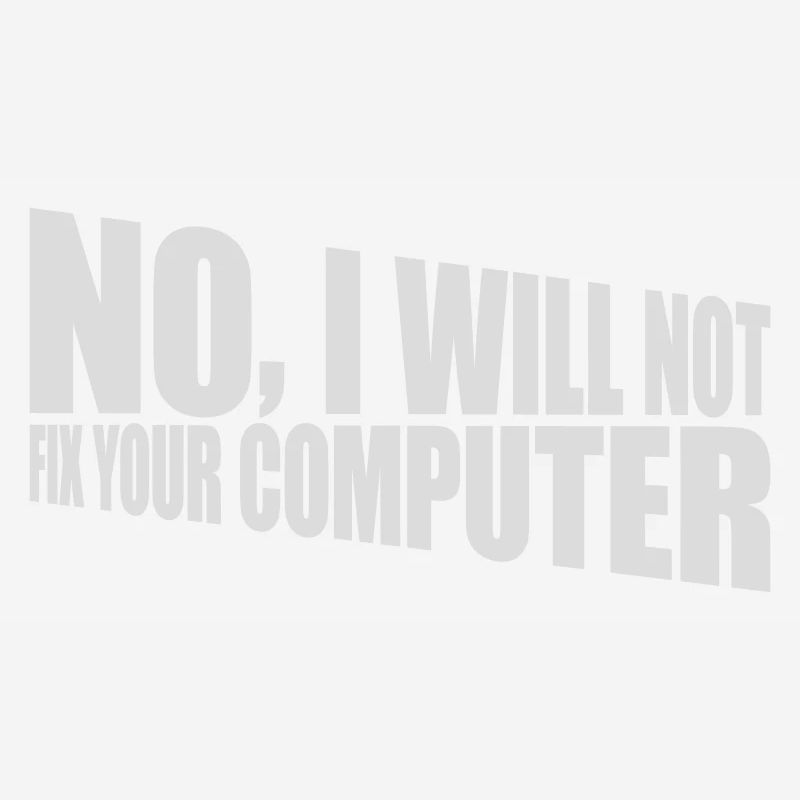 not fix your computer