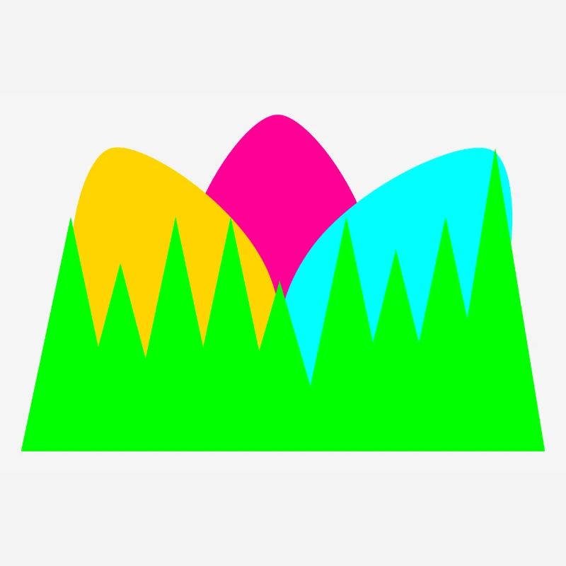 Colourful Easter eggs