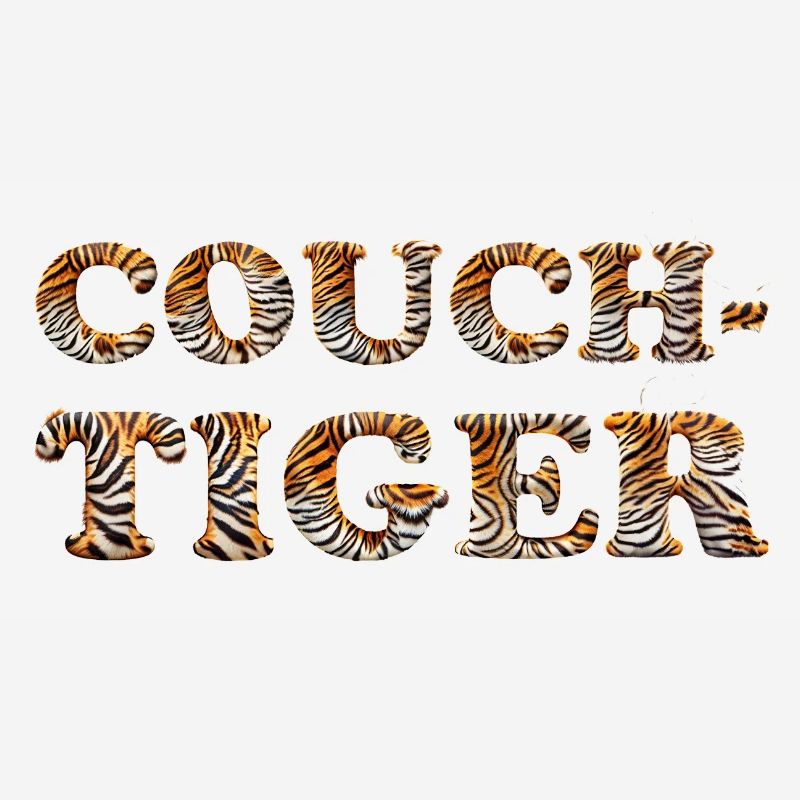 Pun ambiguous expression - couch tiger