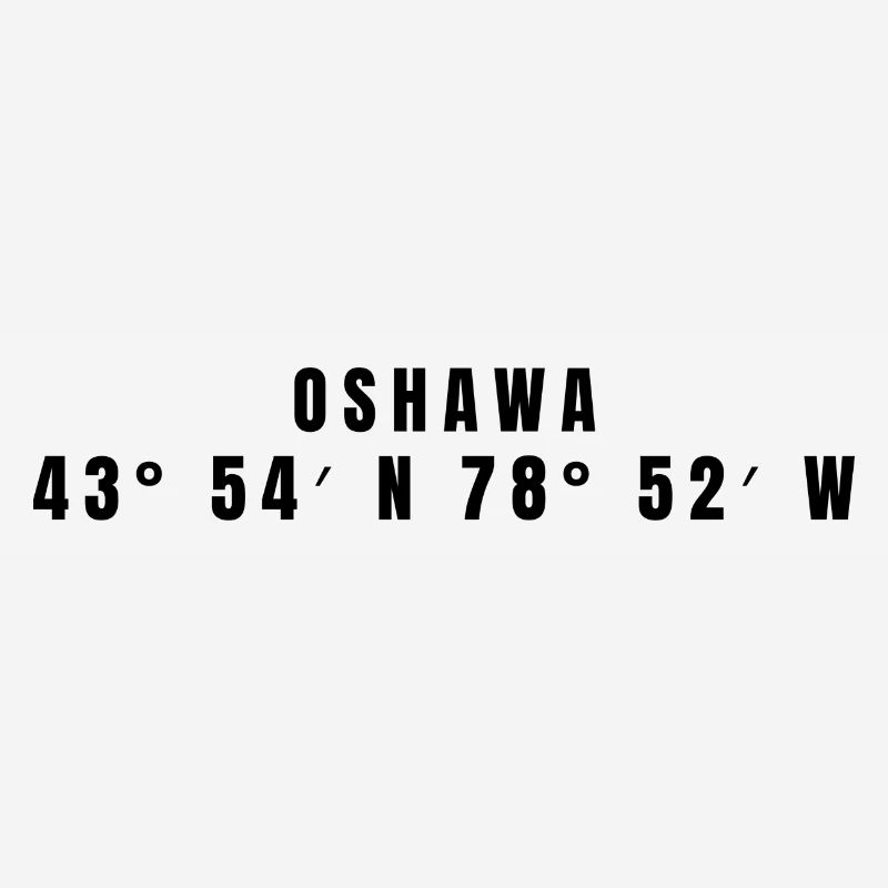 Oshawa, Canada Coordinates