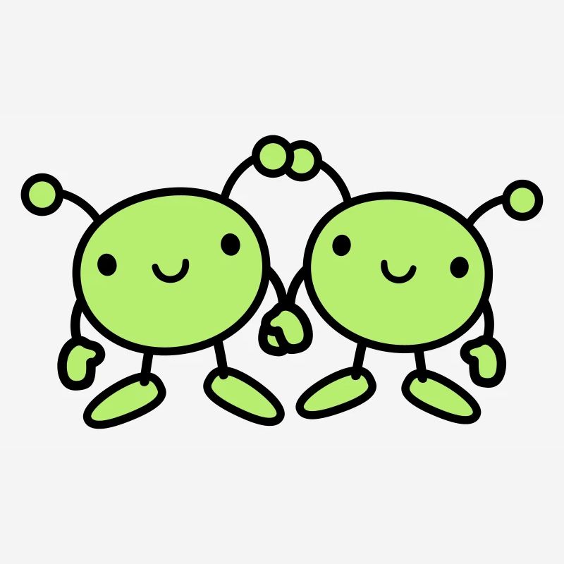 in love alien couple 2