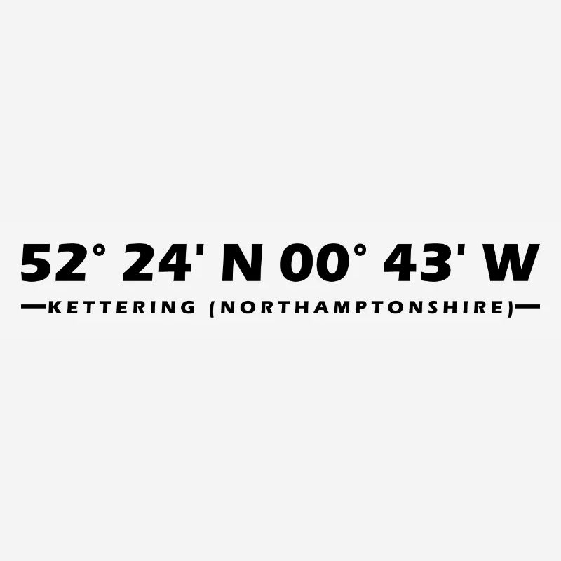 Kettering (Northamptonshire) coordinates