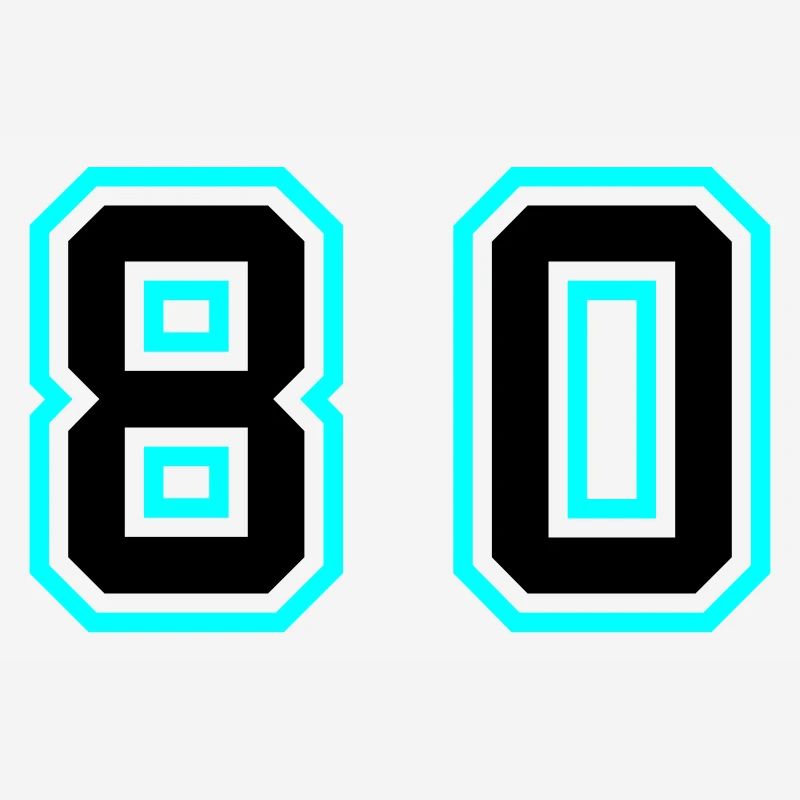 Symbole numérique 80