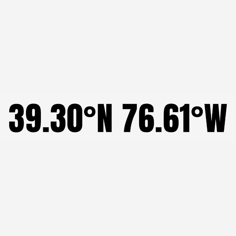 Baltimore, Maryland, USA Coordinates