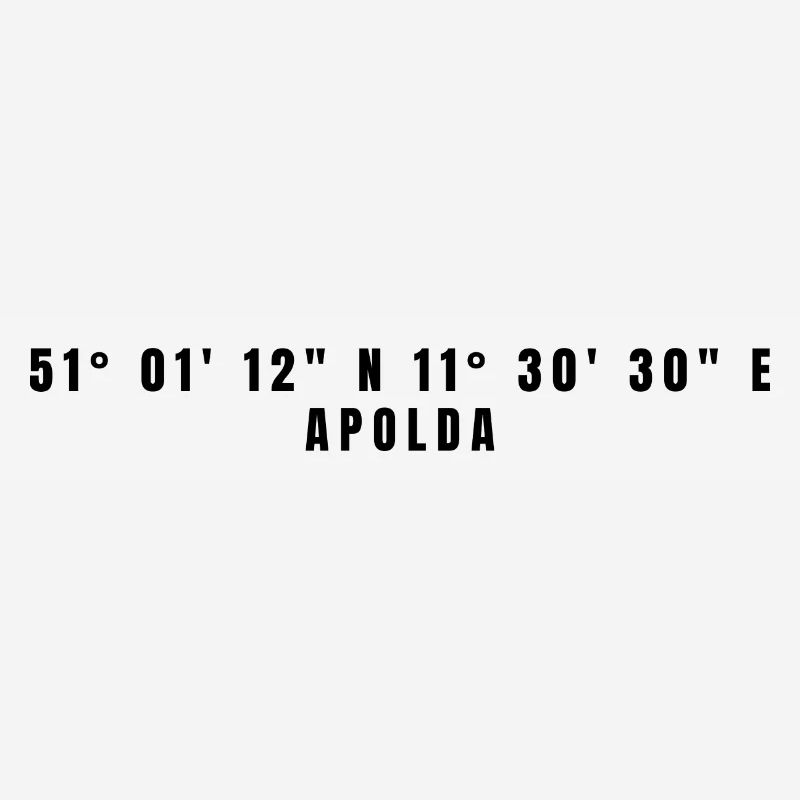 Apolda, Thuringia Coordinates