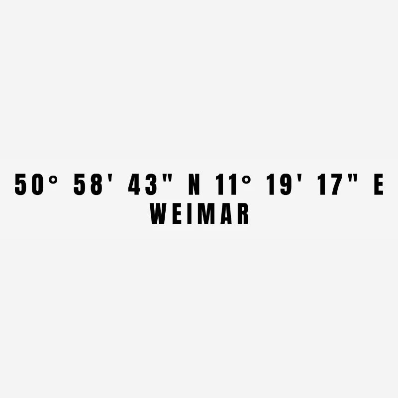 Weimar Thuringia Coordinates