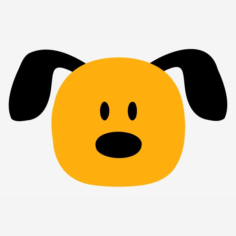 Visage de chien Petit Tête d’animal de compagnie Mignon