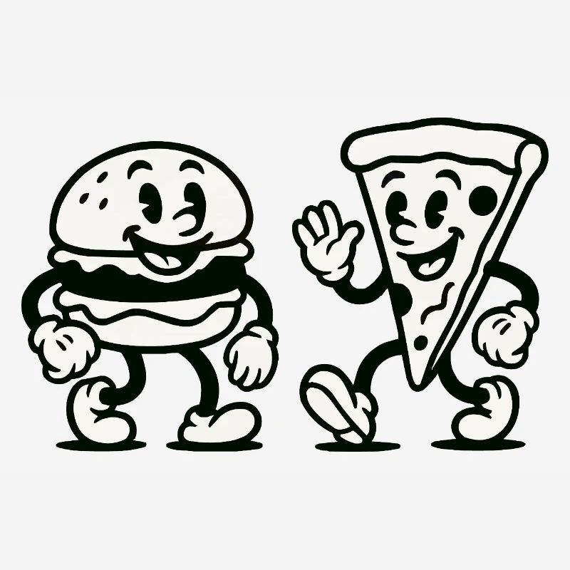 Burger Pizza Bande dessinée