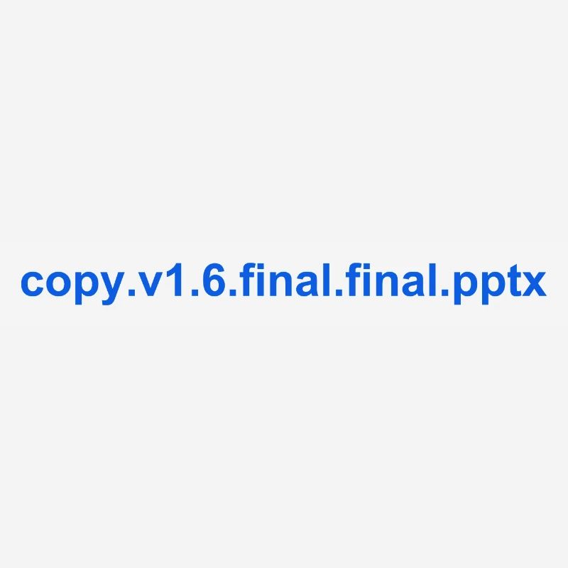 The final PowerPoint