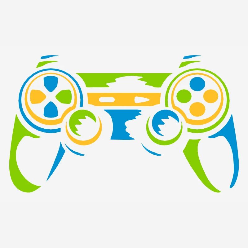 Bunter Controller Retro Konsole