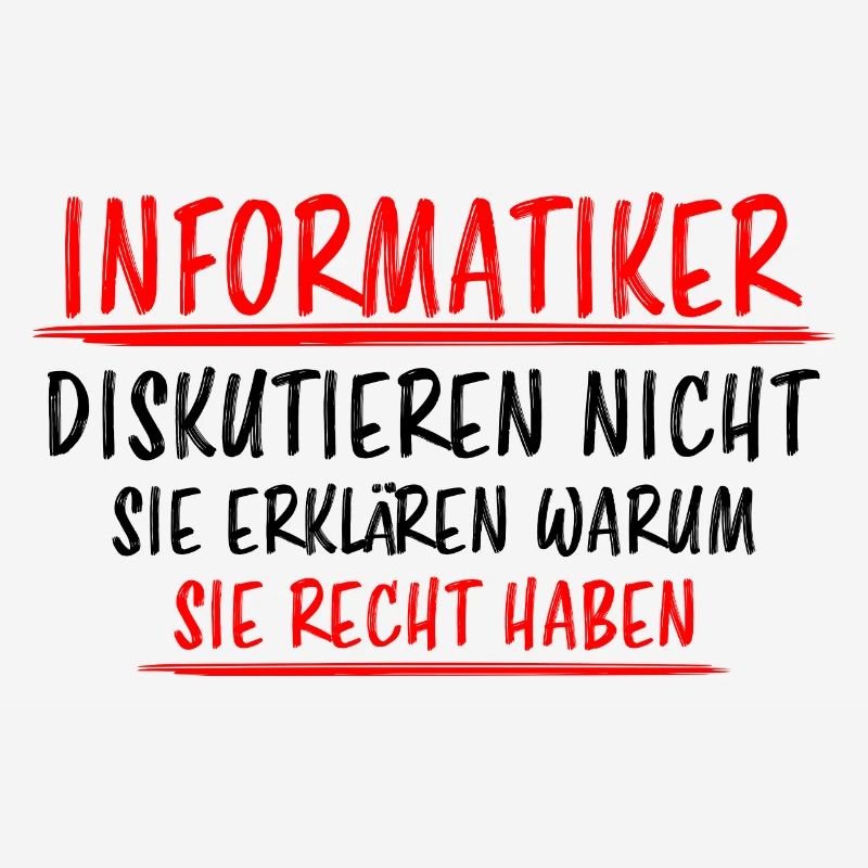 Informatiker Lustig Spruch Programmierer Geschenk