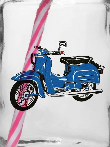 Simson Schwalbe blau
