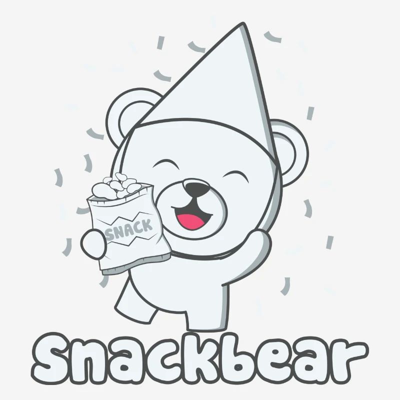 Snackbär / Snackbear mit Hut