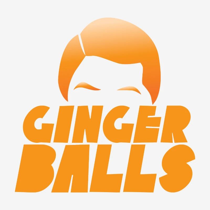 Ingwerkugeln mit dem lodernden roten Haar