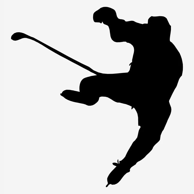 ice hockey shadow image logo