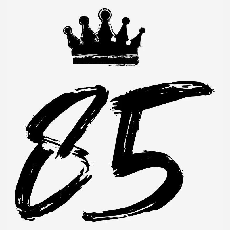 85 Number crown