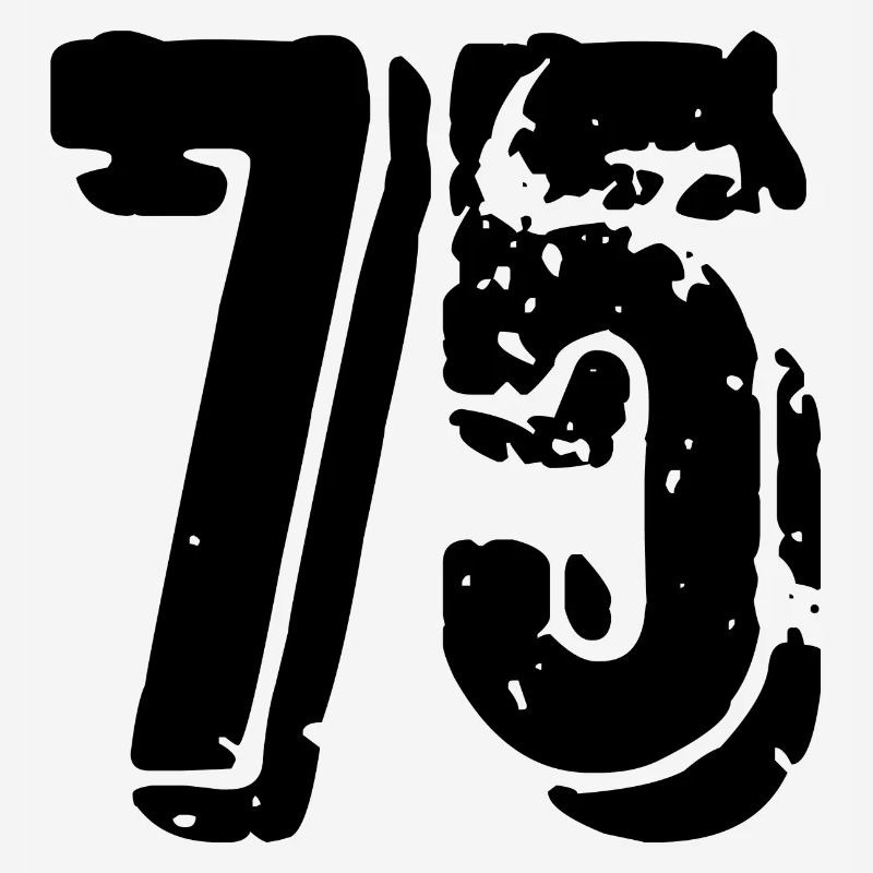 Maillot à 75 numéros