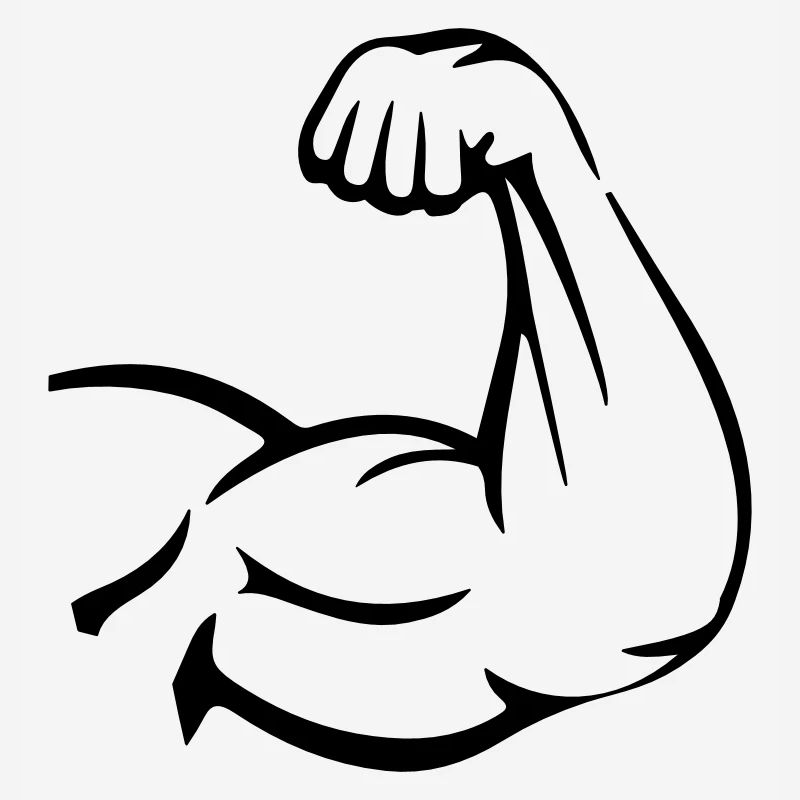Arm muscles biceps