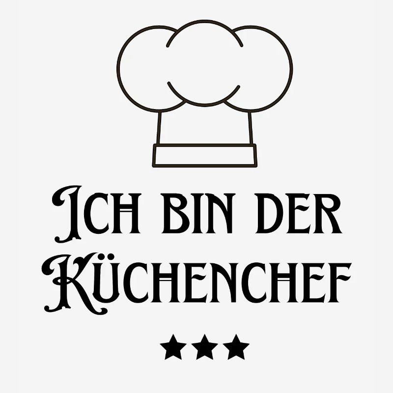 Ich bin der Küchenchef Chef