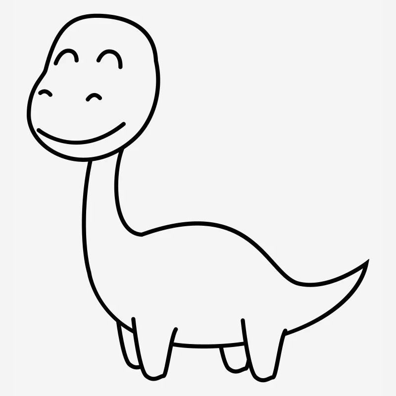 Dinosaur brontosaurus Comic