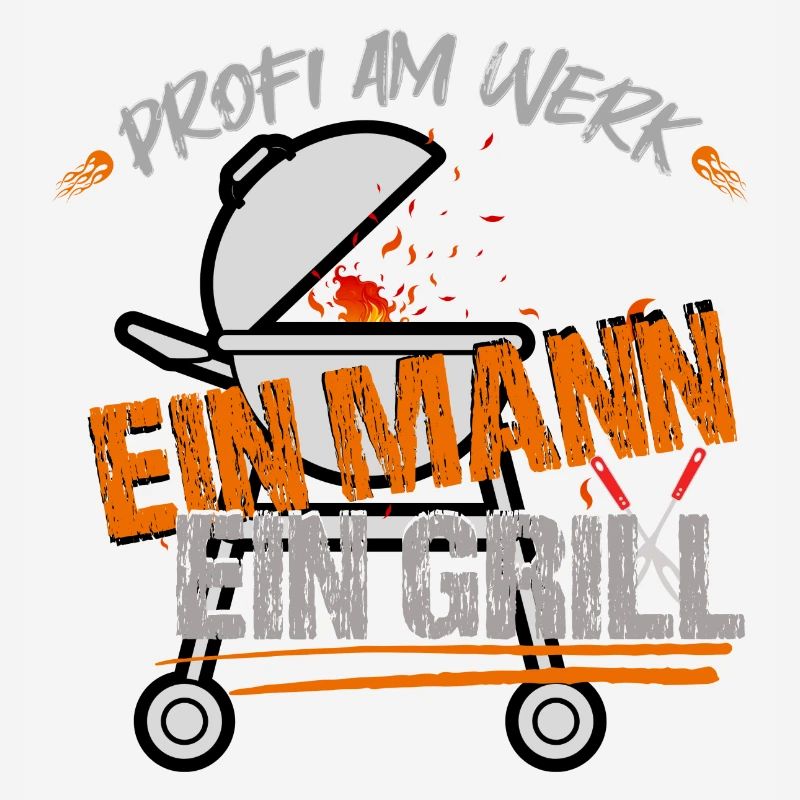 Ein Mann Ein Grill