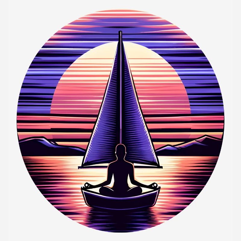 Sailing Meditation Sunset Design