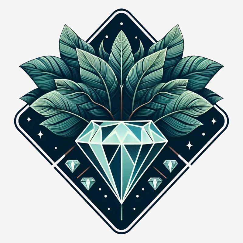 Diamant en fleurs