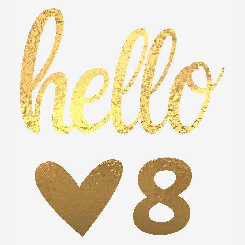 Hello 8 doré