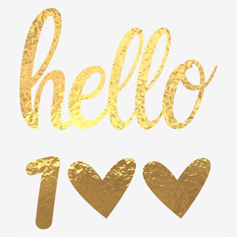 Hello 100 doré