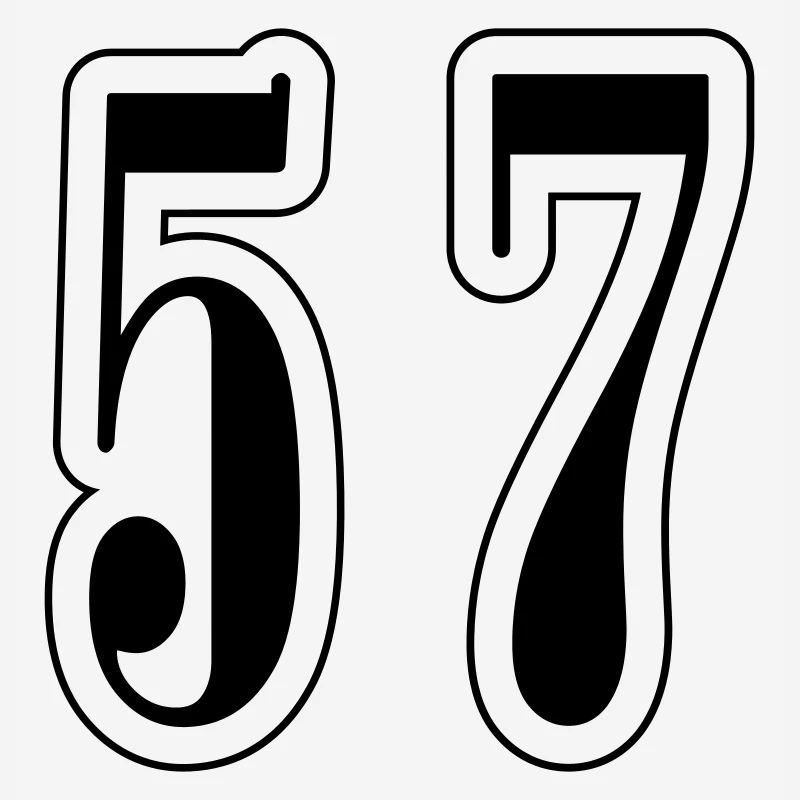 57 Symbole numérique