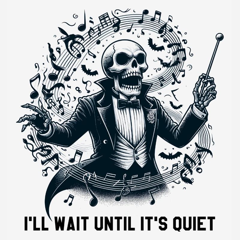 I'll Wait Until It's Quiet - Skeleton Conductor
